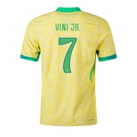 Brasilia Vinicius Junior #7 Kotipaita Copa America 2024 Lyhythihainen